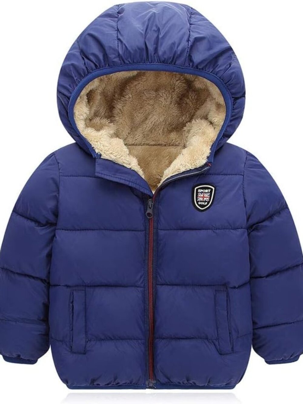 Thick Hooded Down Kids Toddlers Winter Warm Jacket NWOT 5-6t